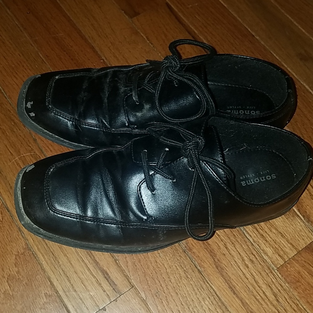 Sold-Boy's Black Dress Shoes